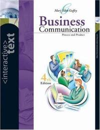 Business Communication : Process and Product