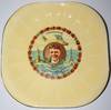 Commemorative Porcelain Dessert Plate. "Commemorating Col. Lindbergh. First to navigate the air in continuous flight from New York to Paris -- 1927