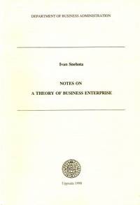 Notes on a Theory of Business Enterprise.