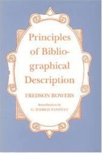 image of Principles of Bibliographical Description (St. Paul's Bibliographies)