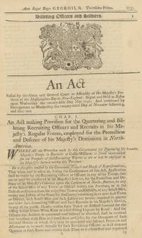 An act passed by the Great and General Court or Assembly of His Majesty's province of the Massachusetts-Bay in New-England :begun and held at Boston in New-England, upon Wednesday the twenty-fifth day of May anno domini, 1757, and continued by sundry prorogations to Wednesday the twenty-third day of November following, and then met. [Broadside]
