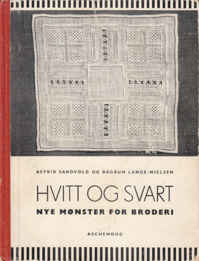 Hvitt og svart. Nye mønster for broderi.