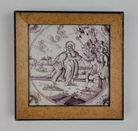 MARTYRDOM OF ST. CATHERINE DELFT TILE