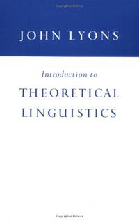 Introduction to Theoretical Linguistics