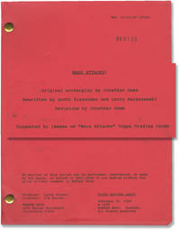 Mars Attacks! (Original screenplay for the 1996 film) by Burton, Tim (director); Jonathan Gems (screenwriter); Jack Nicholson, Glenn Close, Annette Bening, Pierce Brosnan, Danny DeVito, Martin Short, Sarah Jessica Parker (starring) - 1996