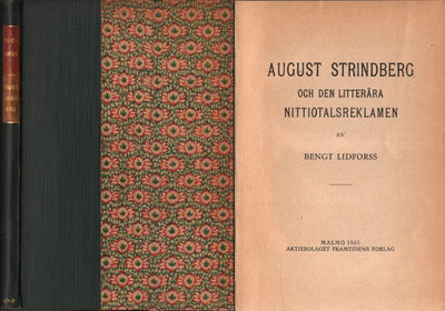 AUGUST STRINDBERG OCH DEN LITTERÄRA…