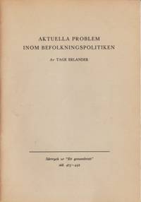 Aktuella problem inom befolkningspolitiken.