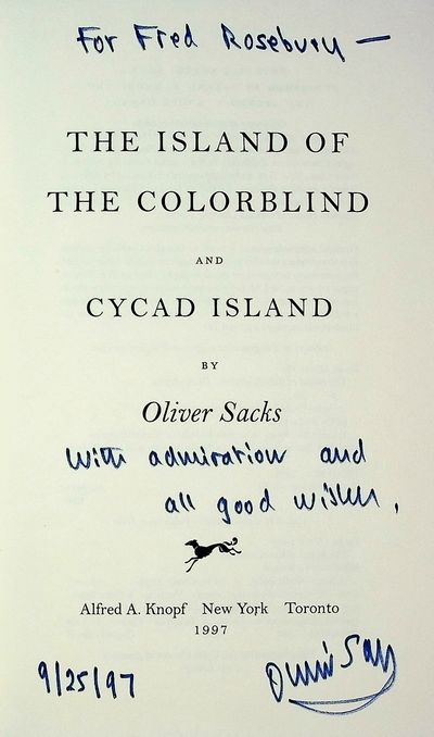 SIGNED. The Island of the Color Blind and Cycad Island