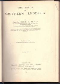 image of THE BIRDS OF SOUTHERN RHODESIA . Volumes One _Two