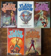 image of FLASH GORDON. BOOK ONE: MASSACRE IN THE 22nd CENTURY. BOOK TWO: WAR OF THE CITADELS. BOOK THREE: CRISIS ON CITADEL II. BOOK FOUR: FORCES FROM THE FEDERATION. BOOK SIX: CITADELS ON EARTH. 5 BOOK PARTIAL SET.