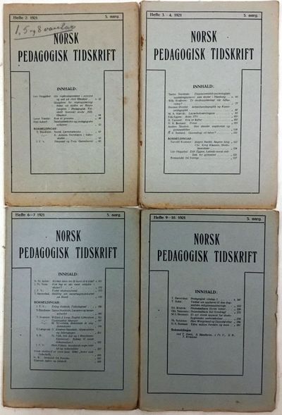 1921. 5. aargang. Hefte 2, 3-4, 6-7, 9-10