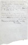 Handwritten Lyrics of Lovely Rita, Meter Maid