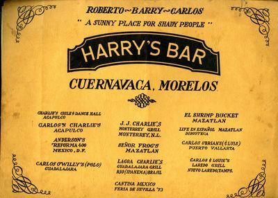 Collection of Mexican Tourist Restaurant Menus and Table Cards (33)