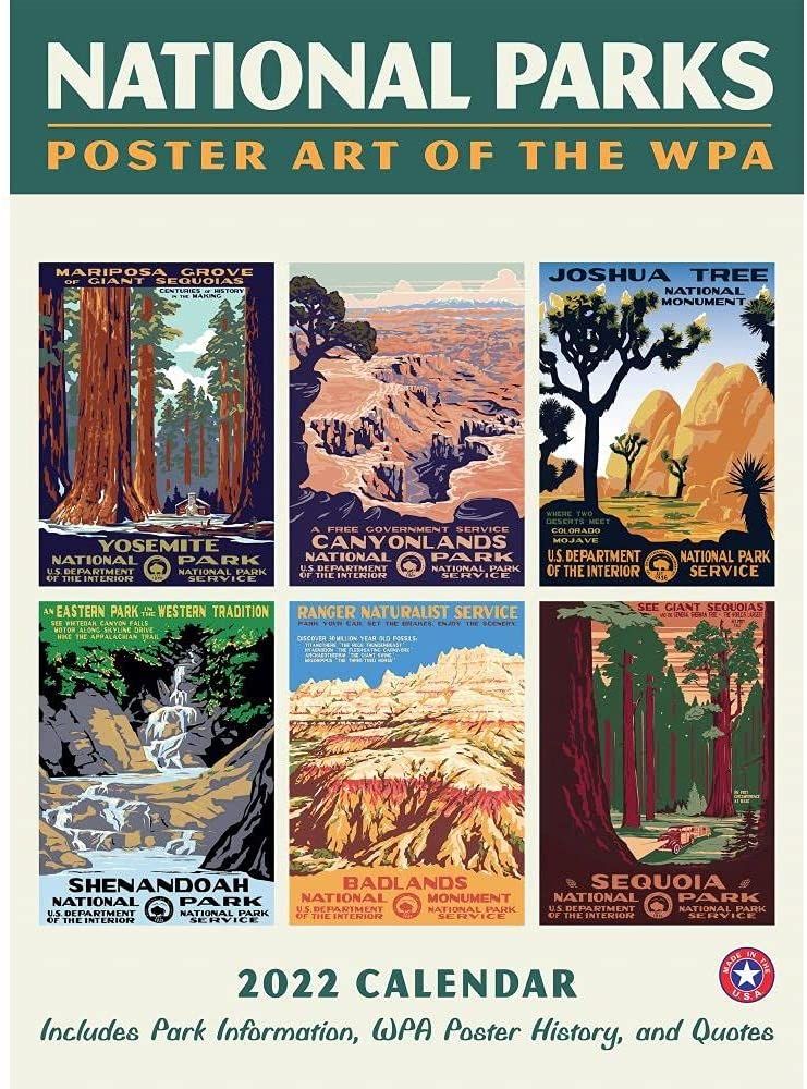 National Grid Tree Trimming Schedule 2022 National Parks Grid—Wpa Wall Calendar 2022, Monthly January-December 8.75''  X 12" (Made In Usa) By Chales Ziga - 2021
