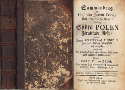 SAMMANDRAG AF CAPITAIN JACOB COOKS ÅREN 1772, 73,…