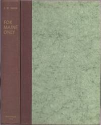 cover of FOR MAINE ONLY.