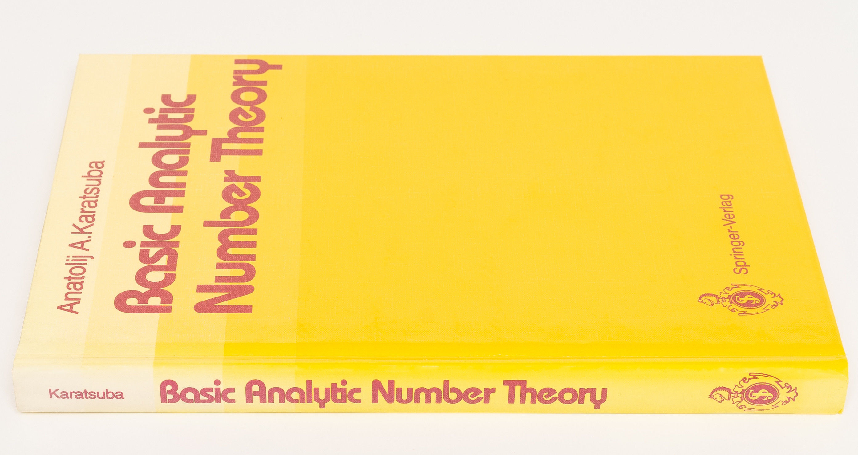Basic Analytic Number Theory by Anatolij A. Karatsuba First Edition
