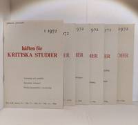 Häften för kritiska studier 1972 nr. 1-8.