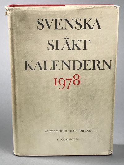 Svenska släktkalendern 1978. Utg. av Gösta Berg,…