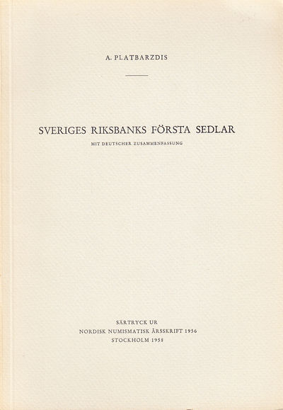 Sveriges riksbanks första sedlar…