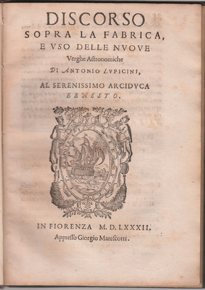 Discorso Sopra la Fabrica e Uso delle Nuove Verghe Astronomiche