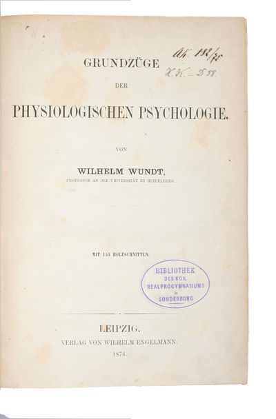 Grundzüge der physiologischen Psychologie. Mit…