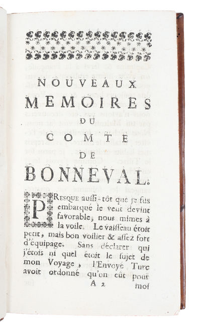 Nouveaux mémoires du comte de Bonneval. (photo 3)