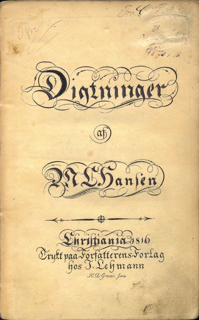 Digtninger af (...).