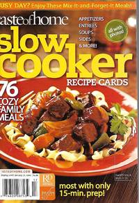 Taste of Home Slow Cooker Recipe Cards de Taste of Home - 2008