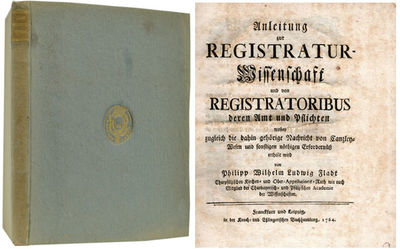 Anleitung zur Registratur-Wissenschaft und von…