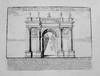 DE ARCU DOMITIANI HODIE ARCO DI PORTUGALLO. (Domitian Arch, now the Arch of Portugal)