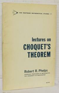 Lectures on Choquet´s Theorem