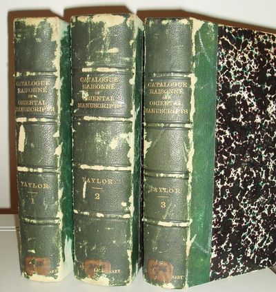 A Catalogue Raisonné of the Oriental Manuscripts of the Library of the (Late) College, Fort Saint George ...., 3 vols.