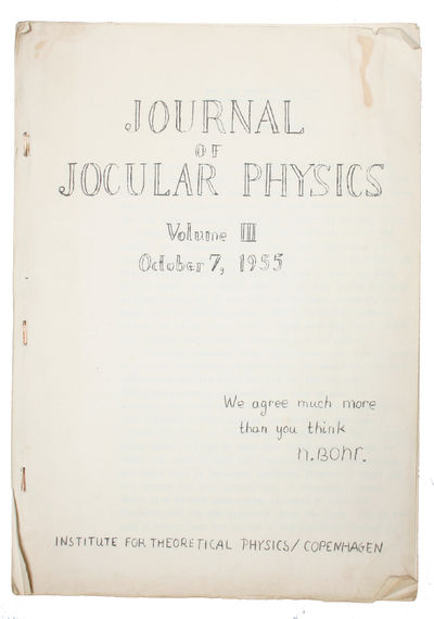 Journal of Jocular Physics. Volume III. October…