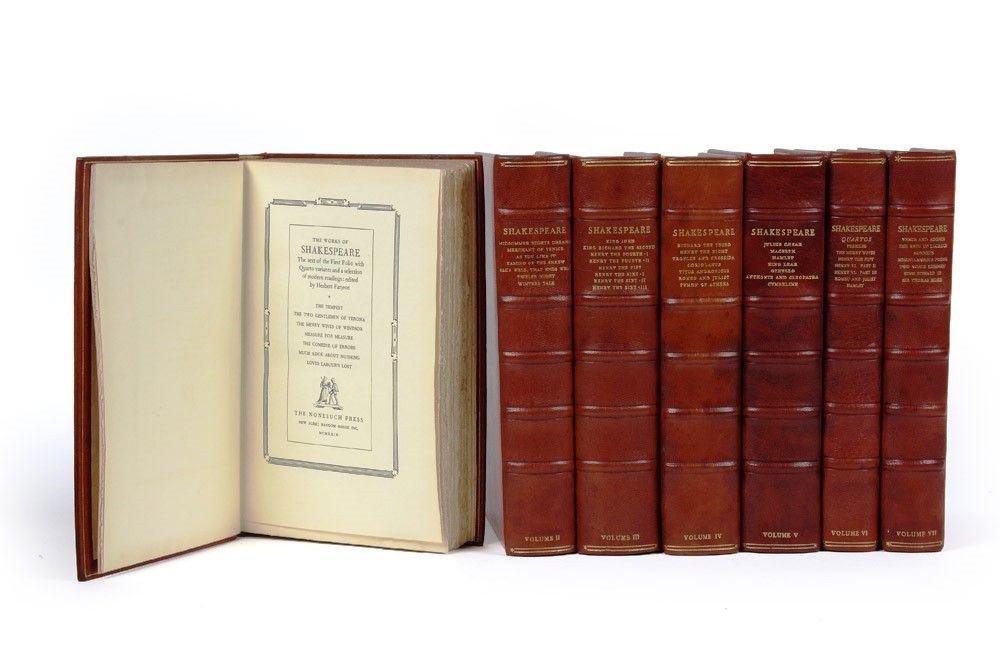 The Works of Shakespeare. The text of the First Folio with Quarto