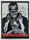 ORIGINAL "FRANKENSTEIN" SCREEN PRINT MOVIE POSTER [Signed]