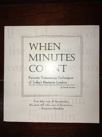 WHEN MINUTES COUNT by FRANKSENNETT - 2000-01-01