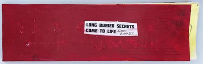 , 2025. 1/1. pp.Oblong painted limp covers with paper label on front board. Artist book from the vis...