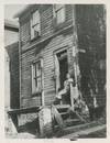 Press Photo of Olive Moorefield’s Mother on the Porch of Moorefield’s Childhood Home, 1952