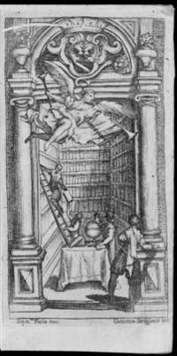 Frontis. containing a scene of a library (outer margin carefully strengthened on verso). L (incl. th...