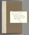 ASHES. POEMS NEW & OLD. Signed