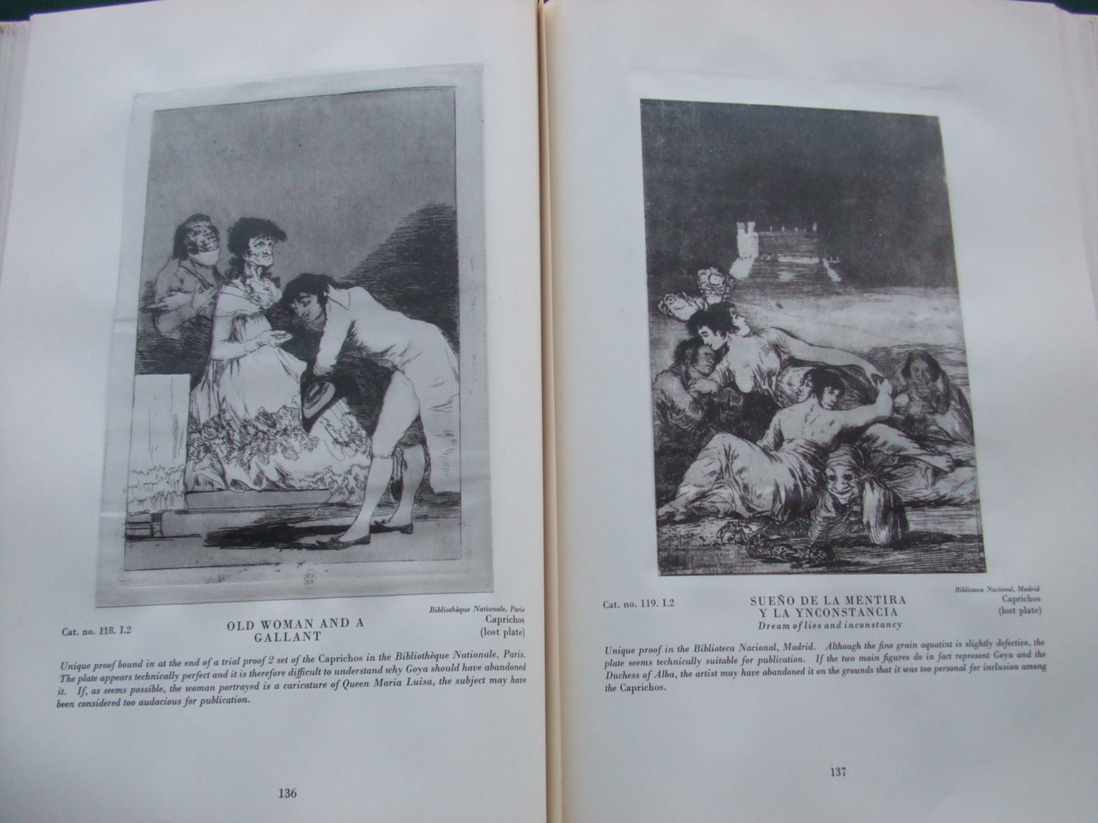 Goya Engravings and Lithographs [ Volume 1 Only ] by Harris