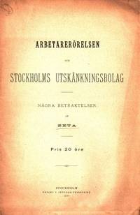 Arbetarrörelsen och Stockholms utskänkningsbolag.…