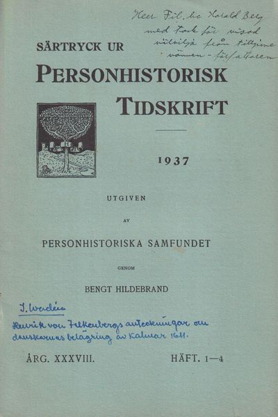 Henrik von Falkenbergs anteckningar om danskarnas…