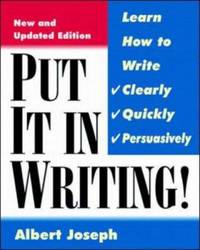 Put It in Writing