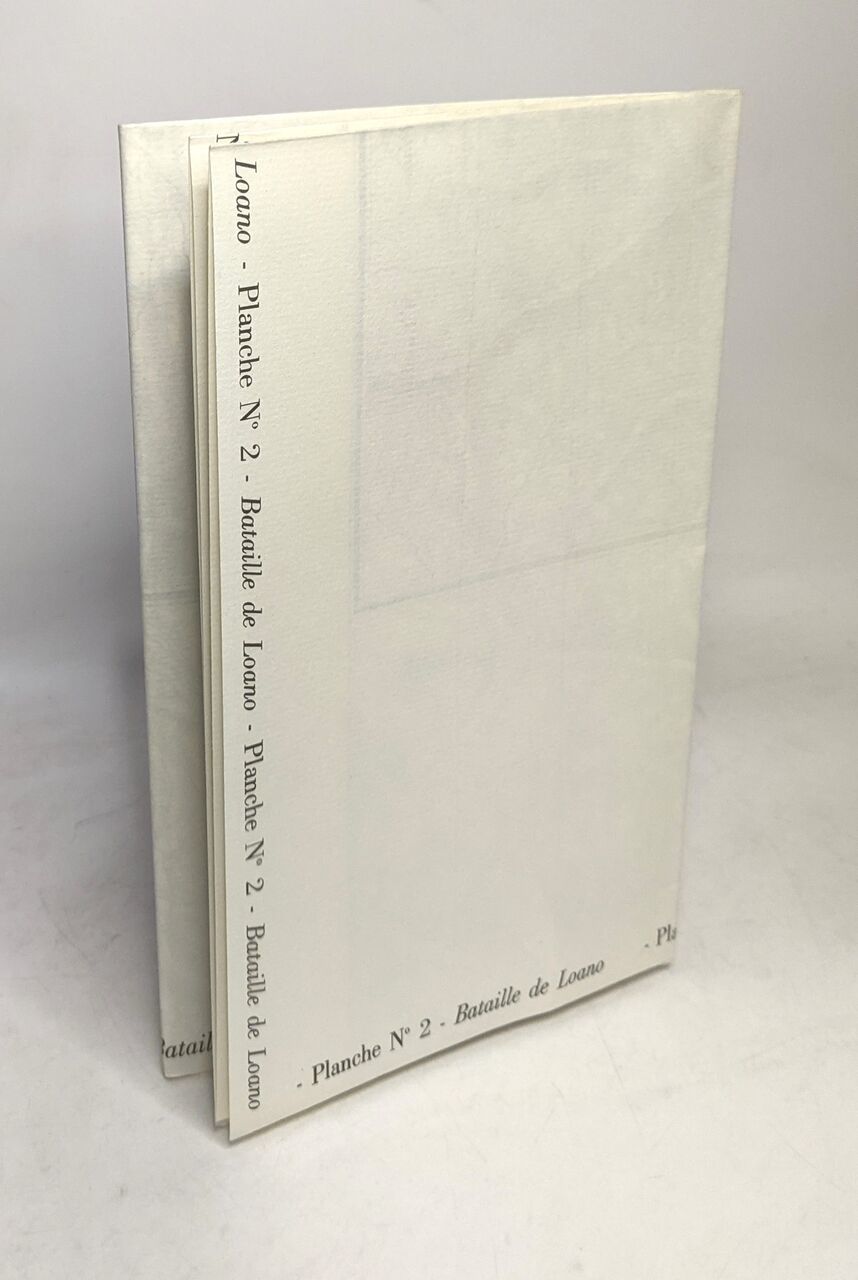 BIBLIO Planche n°2 Bataille de Loano Carte dépliante by Collectif