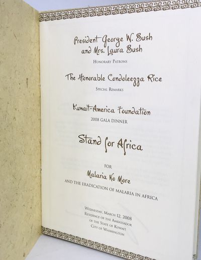 [PROGRAM-MENU] Kuwait-America Foundation 2008 GALA DINNER