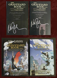 The Graveyard Book Graphic Novel (Two Volumes, BOTH Signed) by Gaiman, Neil; Russell, P. Craig - 2014