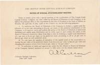 image of Cripple Creek Railway Notice Stockholders Meeting