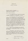 Typed Letter Signed on behalf of George Cukor